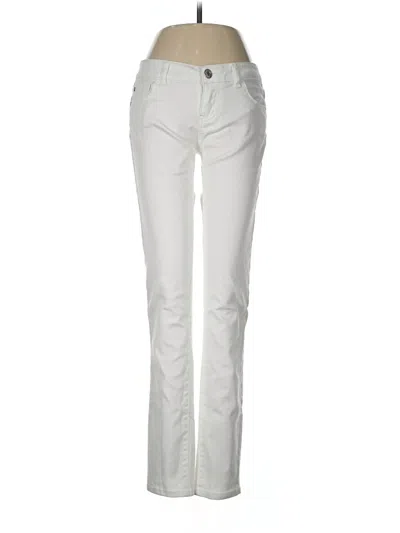 Pre-owned Celebrity Pink Jeans In Ivory