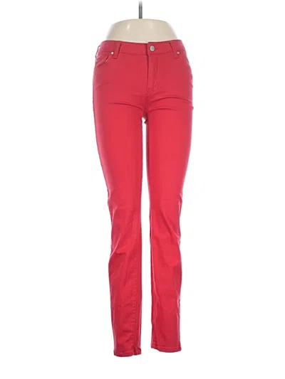 Pre-owned Celebrity Pink Jeans In Red