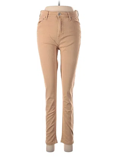 Pre-owned Celebrity Pink Jeans In Tan