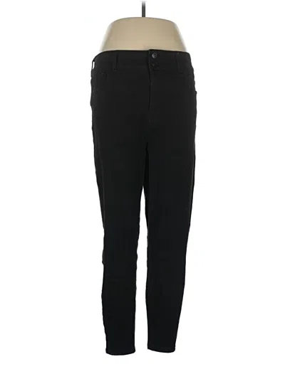 Pre-owned Celebrity Pink Jeggings In Black
