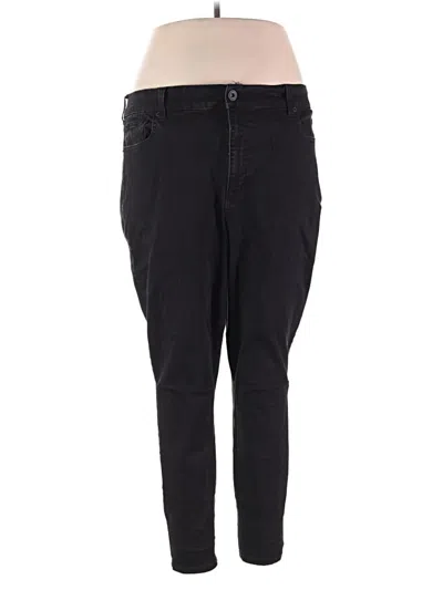Pre-owned Celebrity Pink Jeggings In Black
