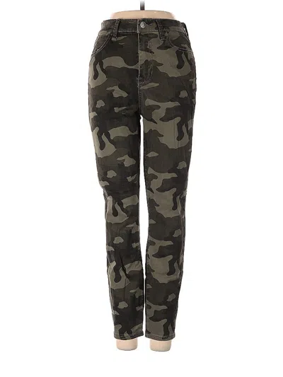 Pre-owned Celebrity Pink Jeggings In Green