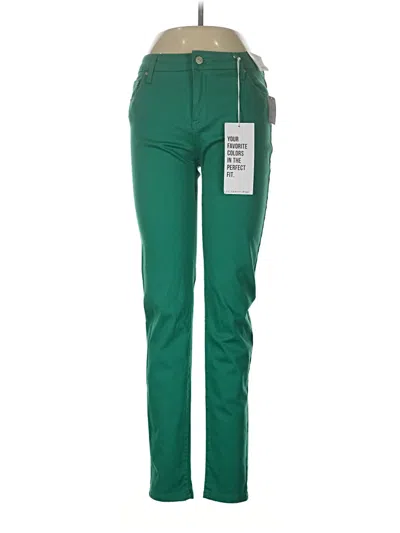 Pre-owned Celebrity Pink Jeggings In Green