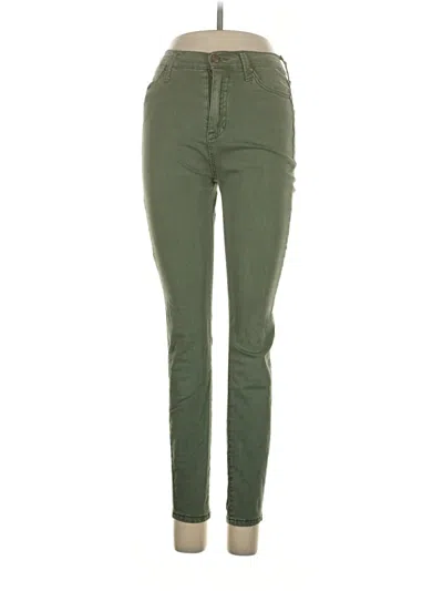 Pre-owned Celebrity Pink Jeggings In Green