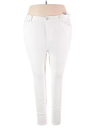 Pre-owned Celebrity Pink Jeggings In Ivory