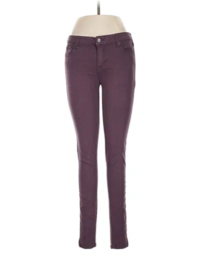 Pre-owned Celebrity Pink Jeggings In Purple