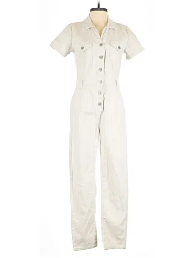 Pre-owned Celebrity Pink Jumpsuit In White