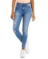 Celebrity Pink Juniors' Curvy Mid-rise Skinny Ankle Jeans In Turandot
