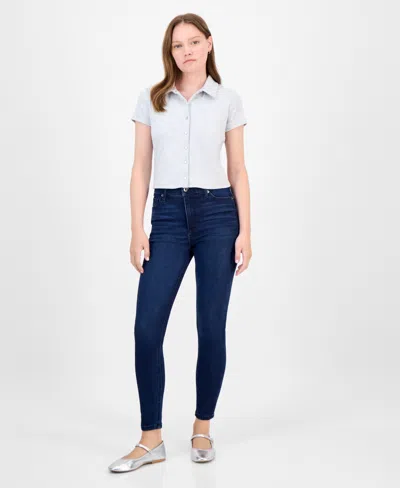 Celebrity Pink Juniors' High-rise Ankle Skinny Jeans In Blue