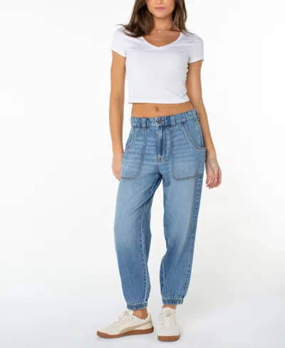 Celebrity Pink Juniors' High Rise Denim Joggers