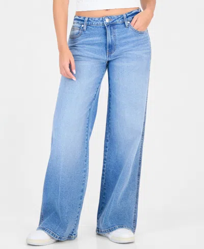 Celebrity Pink Juniors' Low-rise Bootcut Jeans In Black