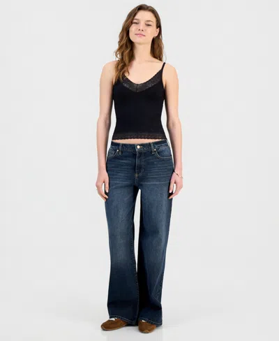 Celebrity Pink Juniors' Mandy Elastic-waist Jeans In Blue