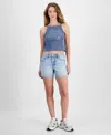 Celebrity Pink Juniors' Mid-rise Basic Shorts In Arcade