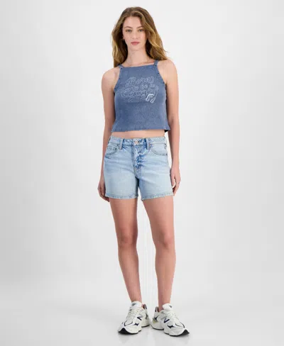 Celebrity Pink Juniors' Mid-rise Basic Shorts In Arcade