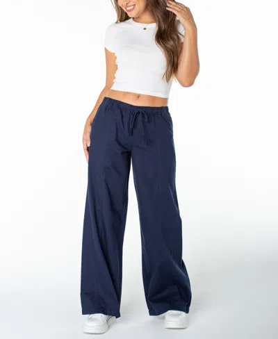 Celebrity Pink Juniors' Pull-on Wide-leg Pants In Blue