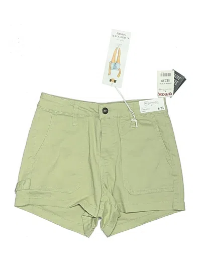 Celebrity Pink Khaki Shorts In Green