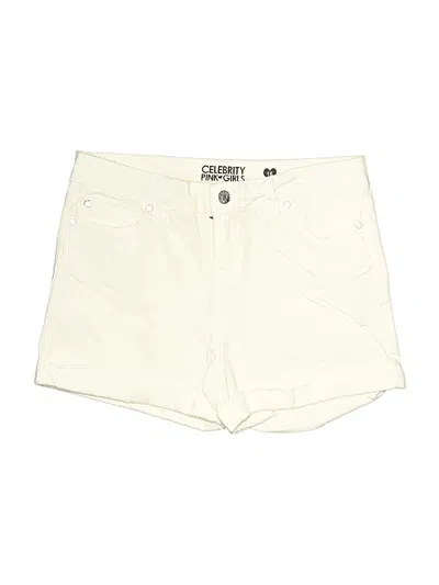 Pre-owned Celebrity Pink Khaki Shorts In Ivory