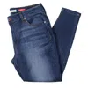 Celebrity Pink Trendy Plus Size Mid Rise Infinite Stretch Dawson Super-skinny Jeans In Multi