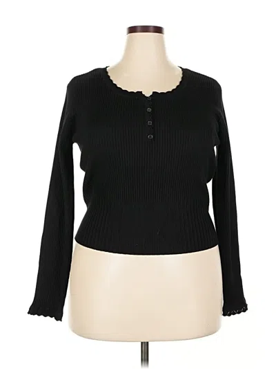 Pre-owned Celebrity Pink Pullover Sweater In Black