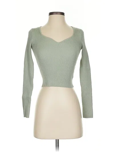 Pre-owned Celebrity Pink Pullover Sweater In Green