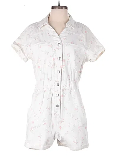Pre-owned Celebrity Pink Romper In White