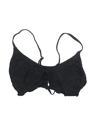 Pre-owned Celebrity Pink Swimsuit Top Black Swimwear