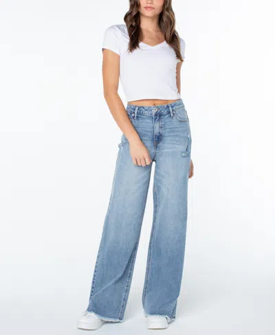Celebrity Pink Women's Wide Leg Jeans In Multi