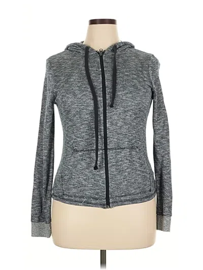 Pre-owned Celebrity Pink Zip Up Hoodie In Gray