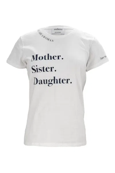 Celeni Women's White Aster T-shirt