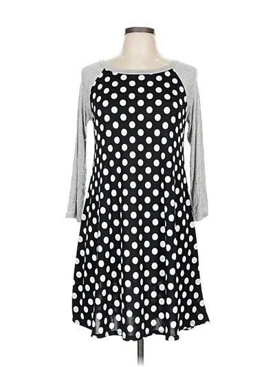 Pre-owned Celeste Casual Dress In Black
