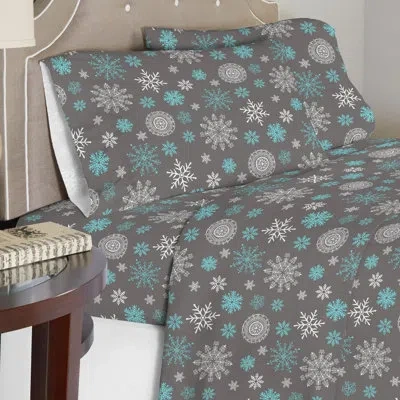 Celeste Home Gsm 100% Cotton 3 Piece Duvet Cover Set In Gray,green;gray,green