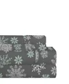 Celeste Home Luxury Weight Printed Cotton Flannel Sheet Set, Queen In Snowflakes