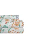 Celeste Home Luxury Weight Printed Cotton Flannel Sheet Set Twin In Peach Bliss