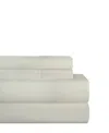 Celeste Home Luxury Weight Solid Cotton Flannel Sheet Set, Full In Storm Grey