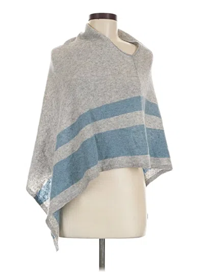 Pre-owned Celeste Poncho In Silver