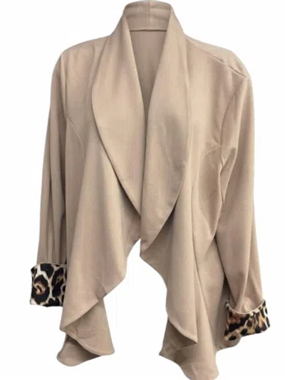 Celeste Women's Savanna Chic Blazer In Brown