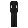Celestine & Mae Saponaria Co-ord Set In Navsoul Black In Black