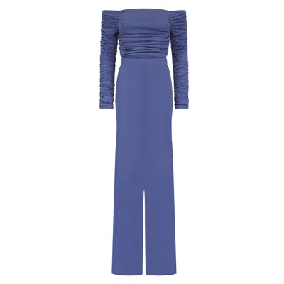 Celestine & Mae Vinca Co-ord Set In Colony Blue