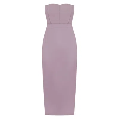 Celestine & Mae Women's Alya Midi Dress In Purple