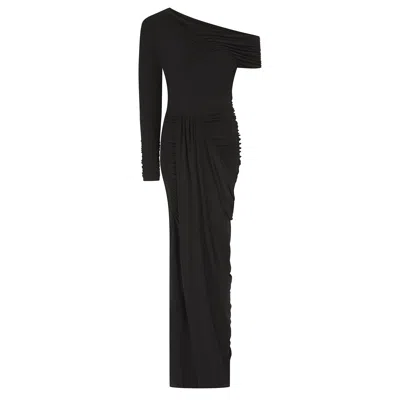 Celestine & Mae Women's Anemone Midaxi Dress In Navsoul Black