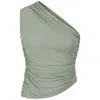 Celestine & Mae Women's Aura Top In Sage Green In Green