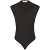 Celestine & Mae Women's Azalea Bodysuit In Navsoul Black In Black