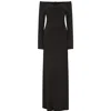 Celestine & Mae Women's Maldau Maxi Dress In Navsoul Black In Black