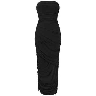 Celestine & Mae Women's Meissa Midaxi Dress In Navsoul Black