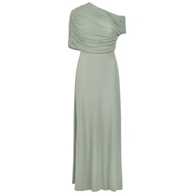 Celestine & Mae Women's Nzuri Maxi Dress In Sage Green