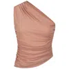 Celestine & Mae Women's Pink Aura Top In Old Rose In Pink