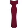 Celestine & Mae Women's Primula Maxi Dress In Rumba Red In Red
