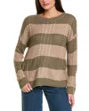 Celestine Sei Cable Sweater In Green