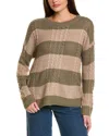 Celestine Sei Cable Sweater In Green