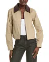 Celestine Sei Denim Jacket In Gold